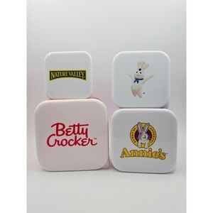 General Mills Nesting Snack Containers Betty Crocker Annies Pillsbury 4pc Set